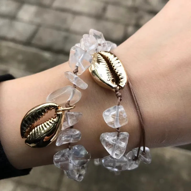 Chic Transparent Crystal Friendship Bracelet Exquisite Fashion Cadeau Homme Simple Design Daily Wear Jewelry 2020 Beach Bangle