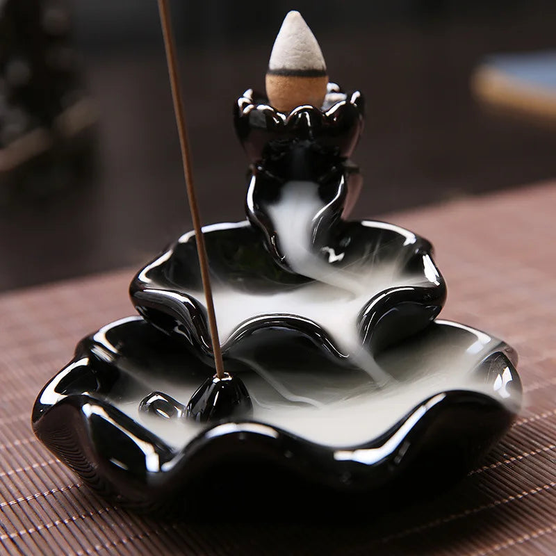 Creative Home Decor Backflow Stick Incense Burner Ceramic Censer Home Decoration Use In Home Teahouse