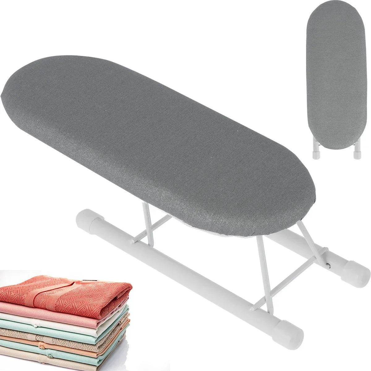 Tabletop Ironing Board with Non-Slip Folding Portable Small Ironing Board for Household Ironing Shirt Sleeves Cuffs Neckline New