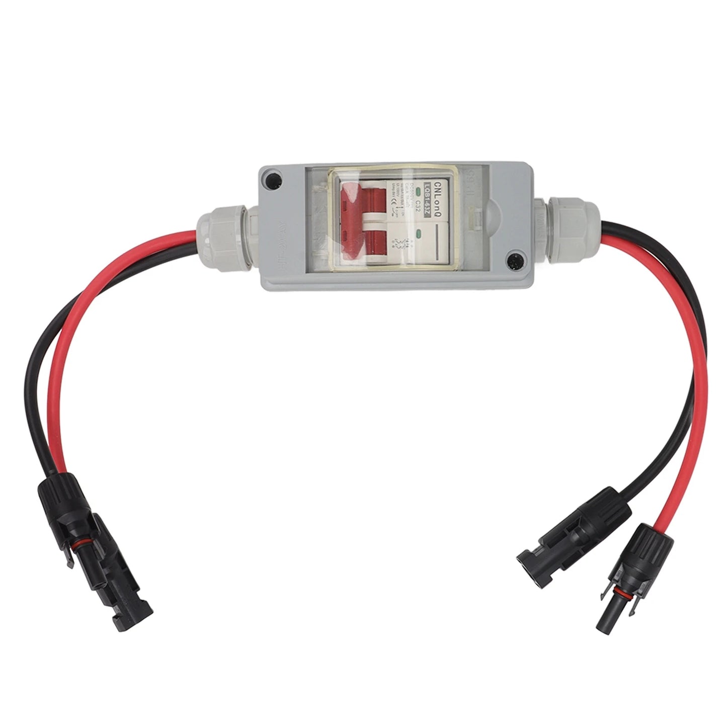 Home Circuit Breaker Circuit Breaker Circuit Breaker MCB 2P DC 500V 32A Disconnect Switch with IP65 Waterproof Distribution Box