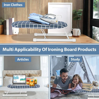 Tabletop Ironing Board with Non-Slip Folding Portable Small Ironing Board for Household Ironing Shirt Sleeves Cuffs Neckline New