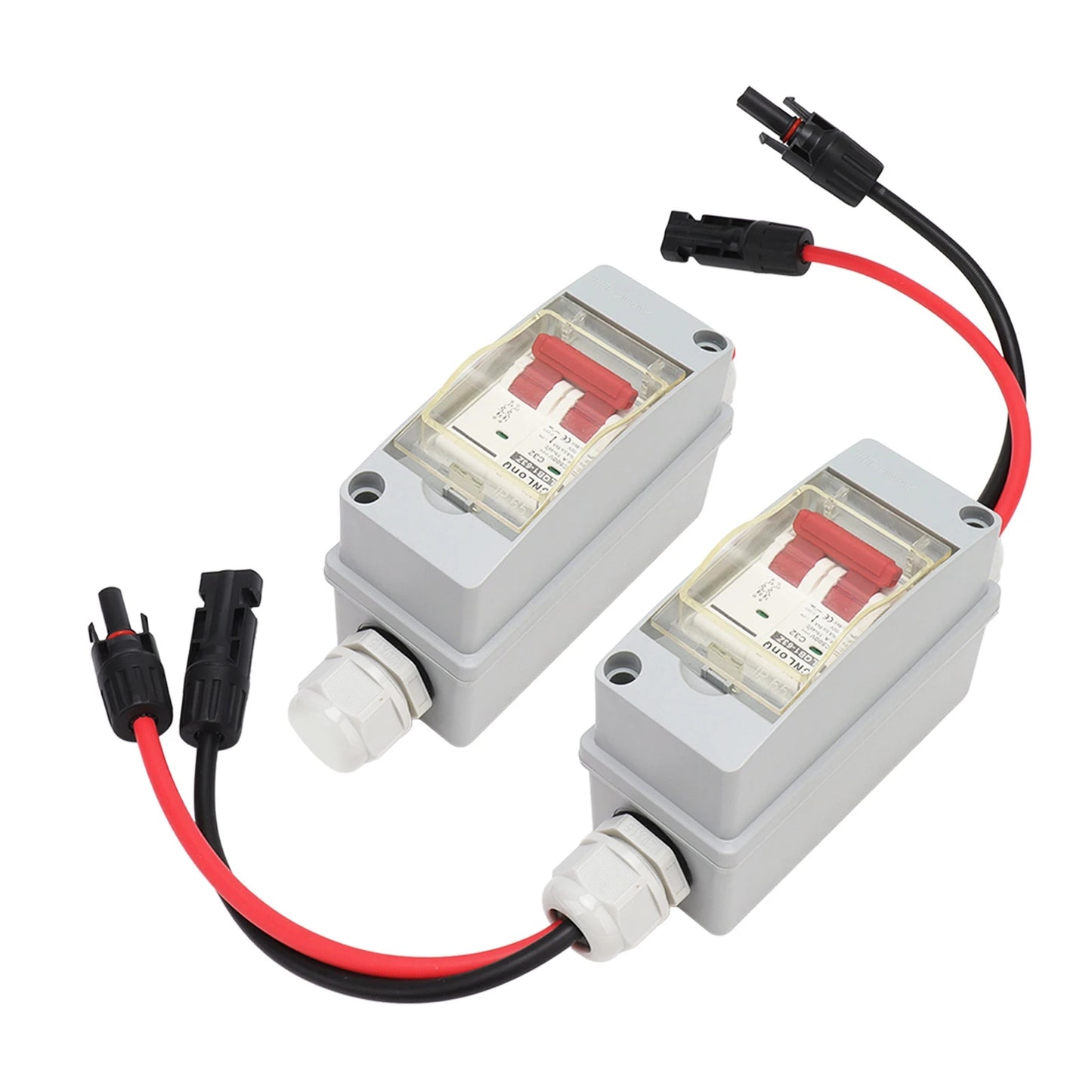 Home Circuit Breaker Circuit Breaker Circuit Breaker MCB 2P DC 500V 32A Disconnect Switch with IP65 Waterproof Distribution Box