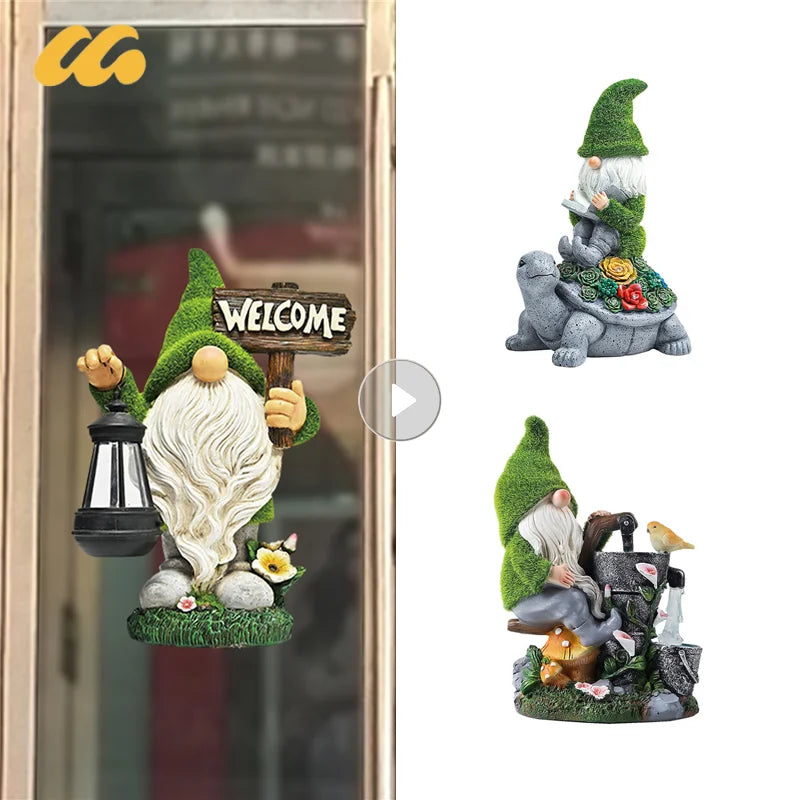 Window Sticker Garden Gnomes Sticker Christmas Glass Sticker Decoration Crafts Faceless Old Man Wall Sticker Christmas Stickers