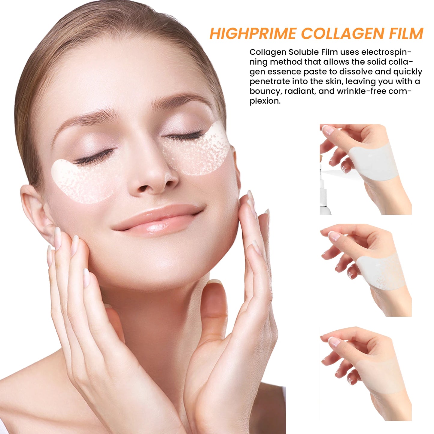 EELHOE Collagen Eye Patches Eye Bags Removal Wrinkles Dark Circles Patches Fade Fine Lines Lifting Firming Eye Moisturizing Mask