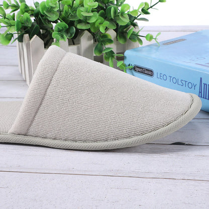 1 Pair Disposable Slippers Hotel Travel Slipper Sanitary Party Home Slipper Guest Use Folding Men Women Indoor Slippers