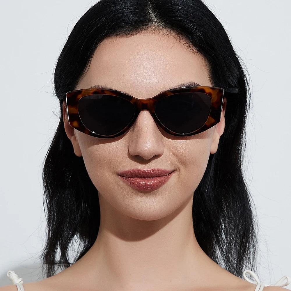 DDDLONG Retro Fashion Cat Eye Sunglasses Women Men Sun Glasses Classic Vintage UV400 Outdoor D338