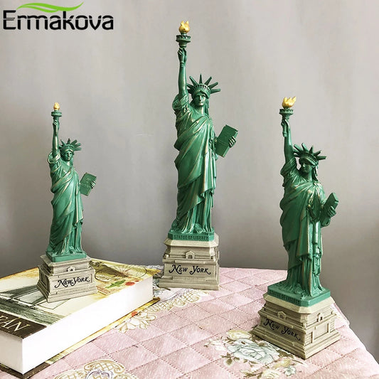 ERMAKOVA Statue of Liberty Model Desk Accessories Collectibles Travel Souvenirs New York Office Home Interior Room Decoration