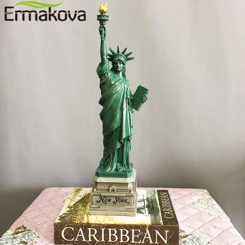 ERMAKOVA Statue of Liberty Model Desk Accessories Collectibles Travel Souvenirs New York Office Home Interior Room Decoration