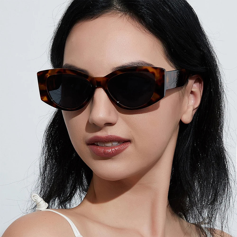 DDDLONG Retro Fashion Cat Eye Sunglasses Women Men Sun Glasses Classic Vintage UV400 Outdoor D338