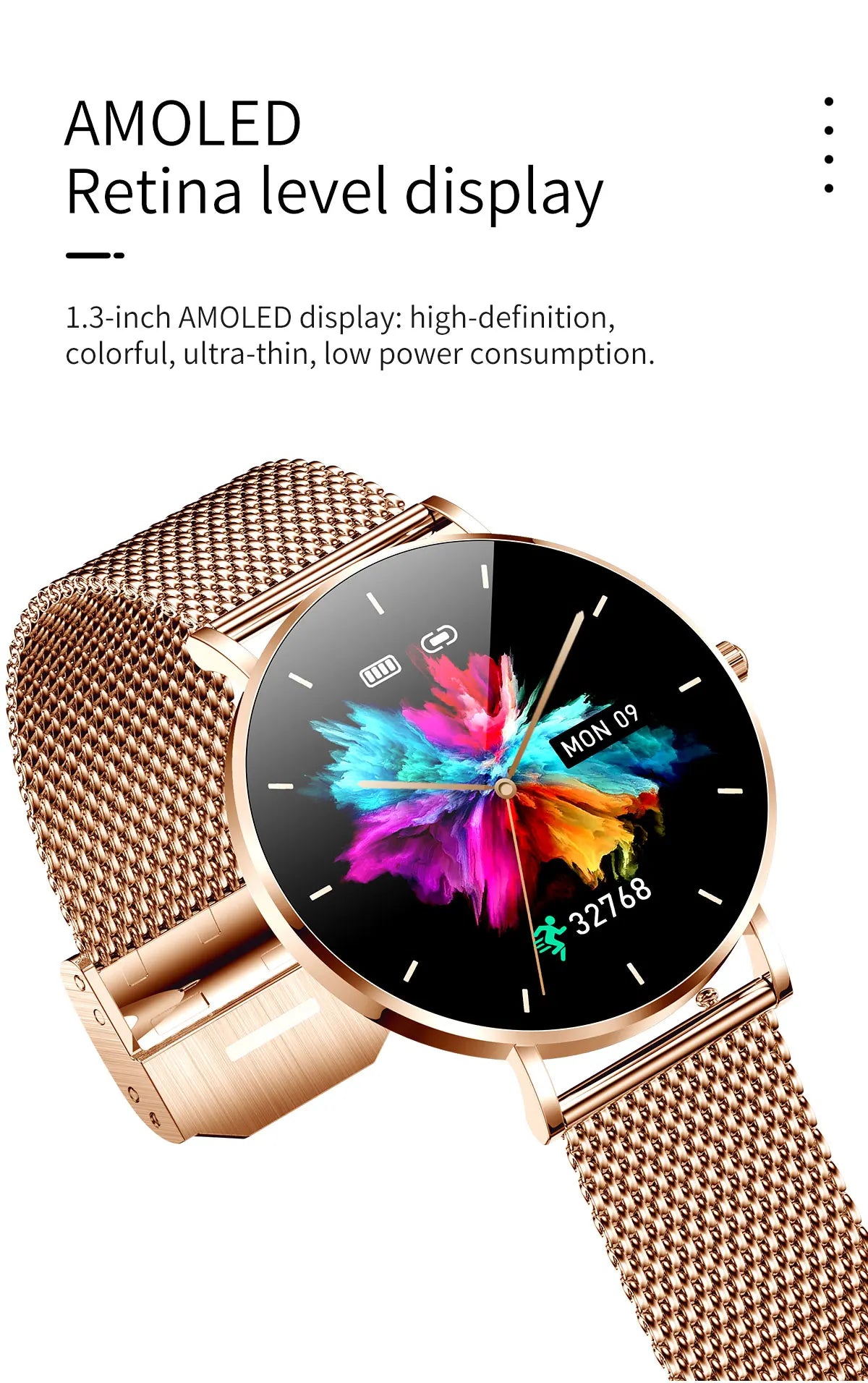 2024 Ultra Thin Smart Watch For Women Full Touch Screen IP67 Waterproof Ladies Watches Sports Fitness Tracker Women’s Smartwatch