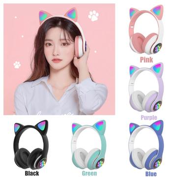 Cat Wireless Headphone With LED