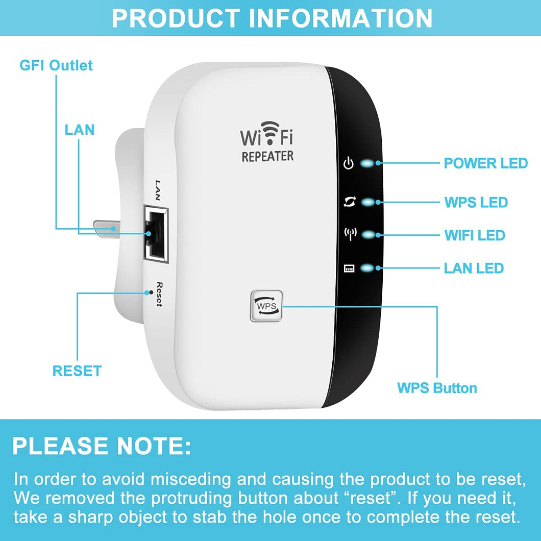 WiFi Signal Booster to 2640 sq. ft. New Generation, – SA