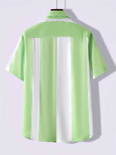 Charger l&#39;image dans la galerie, Men Random Striped Colorblock Shirt Without Tee
