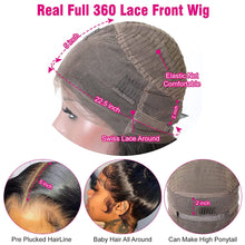 Charger l&#39;image dans la galerie, 360 Lace Front Wigs Human Hair Material
