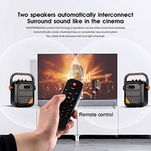 Charger l&#39;image dans la galerie, JYX Karaoke Machine Portable Microphone Speaker Set Bluetooth 5.0 Rechargeable PA System with FM Radio, Audio Recording, Remote Control, Supports TF Card/USB
