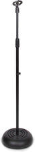 Charger l&#39;image dans la galerie, Microphone Stand - Universal Mic Mount with Heavy Compact Base, Height Adjustable (2.8’ - 5’ ft.)- PMKS5
