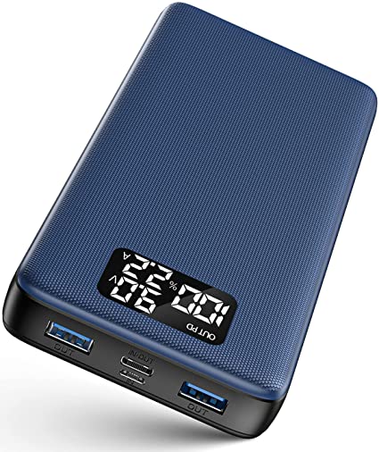 Portable Charger, 22.5W PD3.0 QC3.0 Fast Charge 26800mAh USB C LED Display Power Bank, Quick Charging Battery Pack with 3 Input & 3 Output, for All iPhone, iPad, Samsung, LG, Android Phones