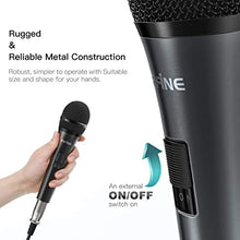 Charger l&#39;image dans la galerie, Karaoke Microphone,Fifine Dynamic Vocal Microphone for Speaker,Wired Handheld Mic with On and Off Switch and14.8ft Detachable Cable-K6
