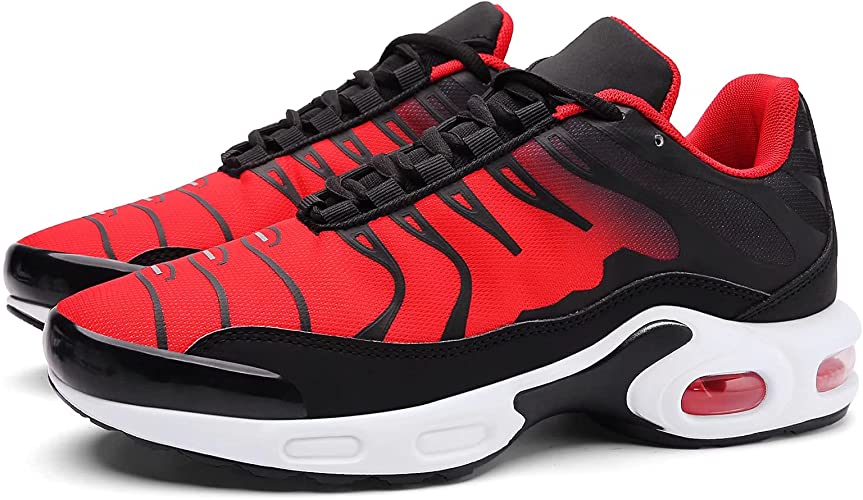 Kvovzo Men's Running Shoes Air Cushion Cross Trainer Shoes Fashion Athletics Sport Sneakers Tennis Basketball Shoes